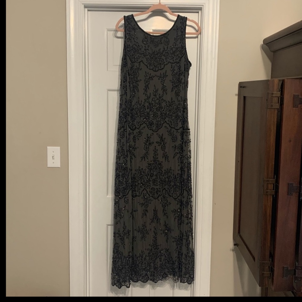 Pisarro Nights beaded gown